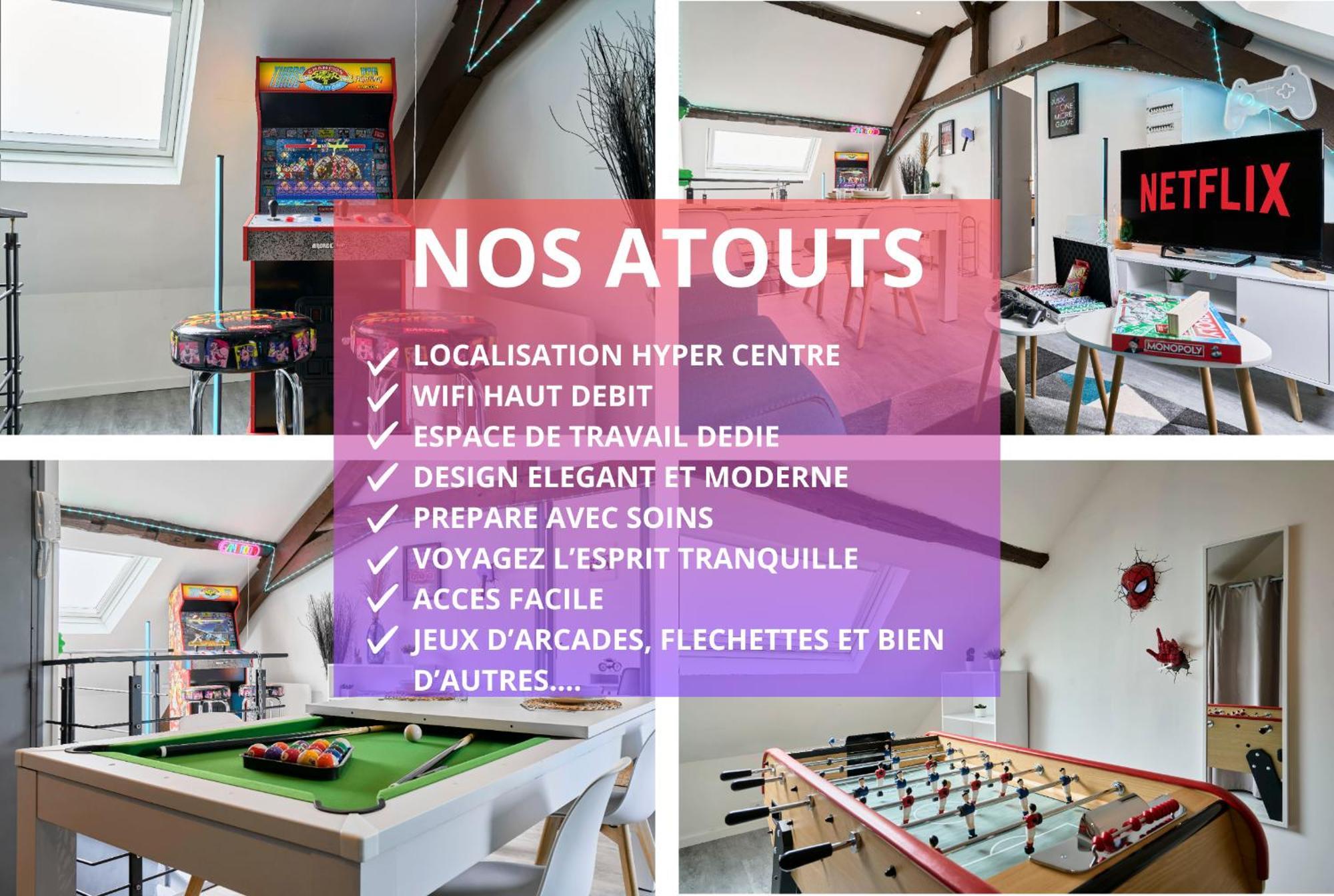 Gameclub - Les Demeures D'Adrien Apartment Carvin Ngoại thất bức ảnh